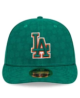 New Era Men's Kelly Green Los Angeles Dodgers St. Patrick's Day Low Profile 59FIFTY Fitted Hat