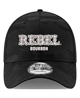 Richard Childress Racing Team Collection Men's Black Kyle Busch Rebel Bourbon 9FORTY Trucker Adjustable Hat