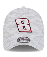 New Era Men's White Kyle Busch 39THIRTY Graded Flex Hat