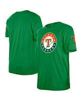 New Era Men's Kelly Green Texas Rangers St. Patrick's Day Shamrock Fill T-Shirt