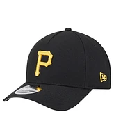 New Era Men's Black Pittsburgh Pirates 9FORTY M-Crown Adjustable Hat