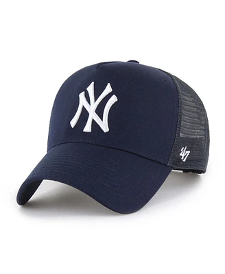 '47 Brand Men's Navy New York Yankees Ballpark Offside Adjustable Trucker Hat