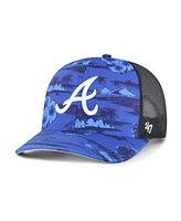 '47 Brand Men's Blue Atlanta Braves Fiji Trucker Adjustable Hat