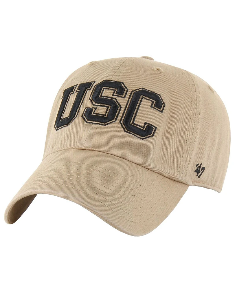 '47 Brand Men's Khaki Usc Trojans Clean Up Adjustable Hat