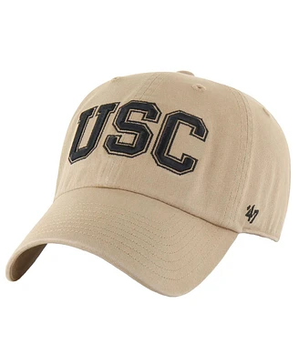 '47 Brand Men's Khaki Usc Trojans Clean Up Adjustable Hat