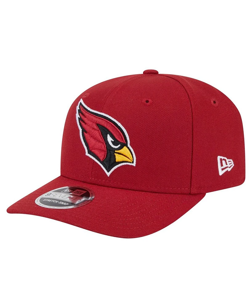 New Era Men's Cardinal Arizona Cardinals 9SEVENTY Stretch-Snap Hat