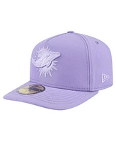 New Era Men's Light Purple Miami Dolphins Color Pack 59FIFTY Fitted Hat