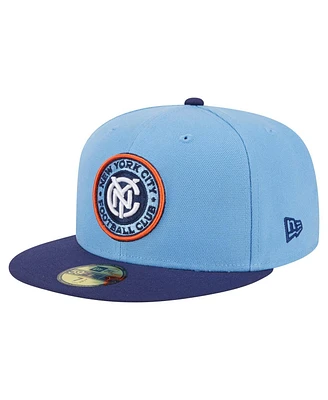 New Era Men's Blue York City Fc 2025 Kickoff 59FIFTY Fitted Hat