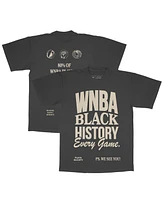 Playa Society Men's and Women's Black Wnba History Month Every Game Premium T-Shirt