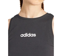 adidas Women's Essentials Linear Slim-Fit Tank Top