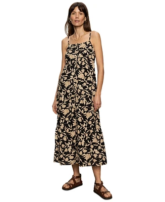 Sanctuary Women's Cotton Tiered Picot Maxi Dress