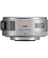 Panasonic Lumix G X Vario Pz 14-42mm f/3.5-5.6 Aspherical Lens for Micro Four Thirds, Silver