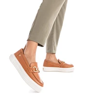 Carmela Collection Women's Leather Moccasins by Xti