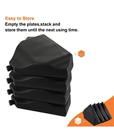 4PCS Rectangular Offset Umbrella Base Weighted Cantilever Heavy Duty Hanging Patio Umbrella Base