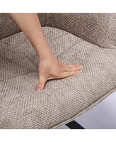 Dyhome Modern Swivel Dining Chairs / Accent Chair, with Metal Frame