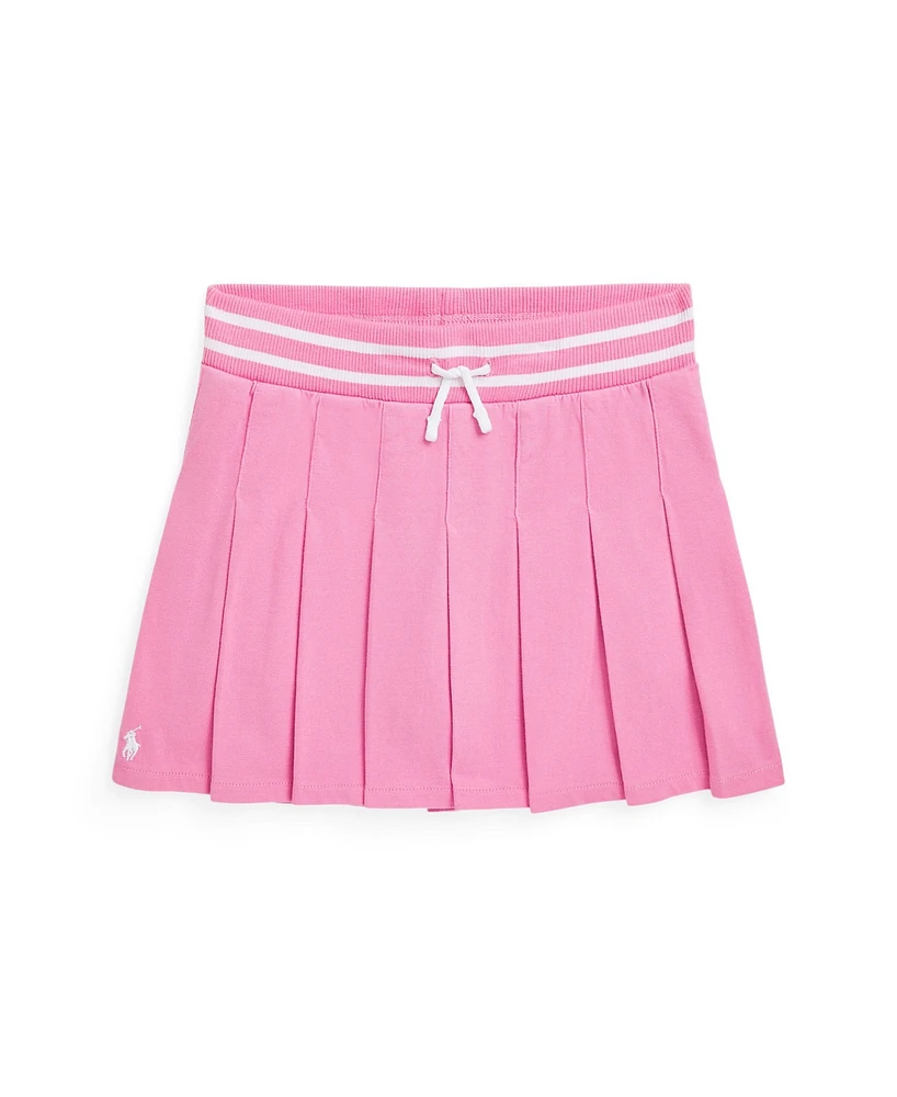 Polo Ralph Lauren Big Girls Pleated Jersey Skort