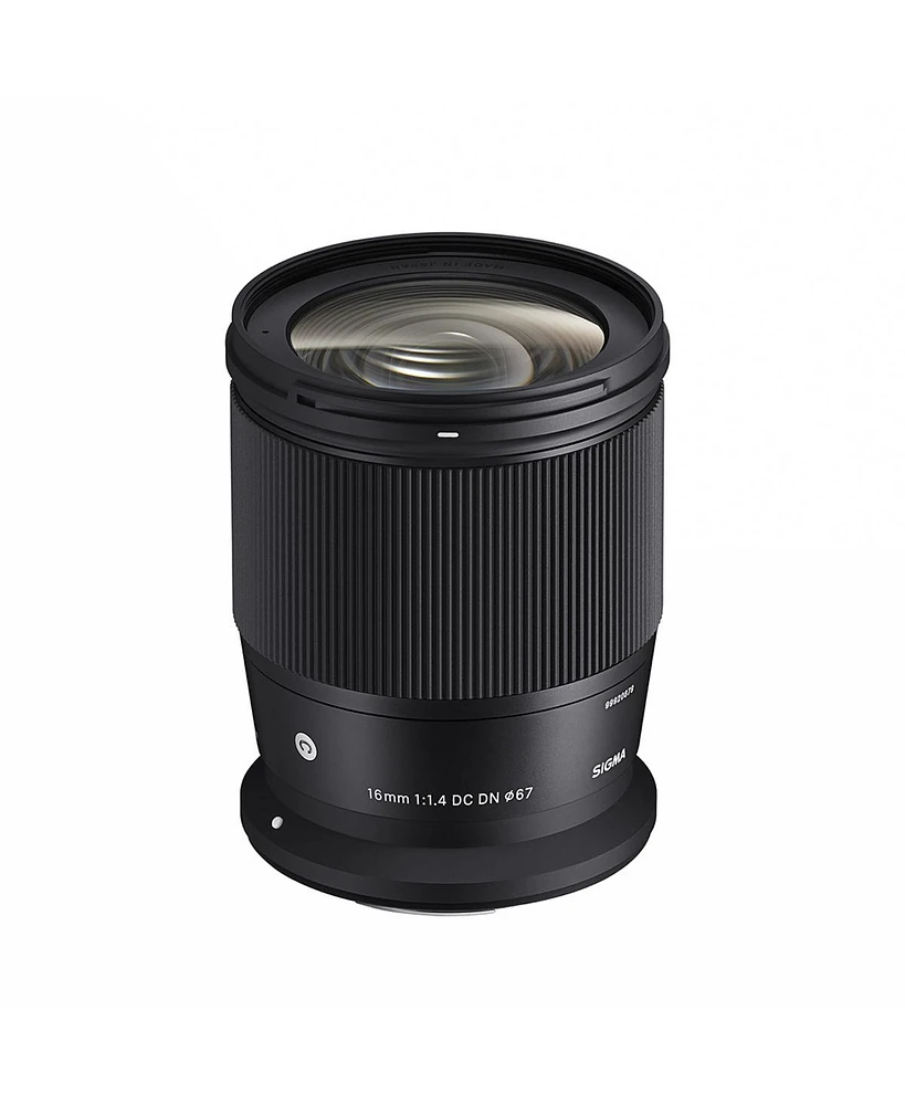 Sigma 16mm f/1.4 Dc Dn Contemporary Lens for Canon Rf