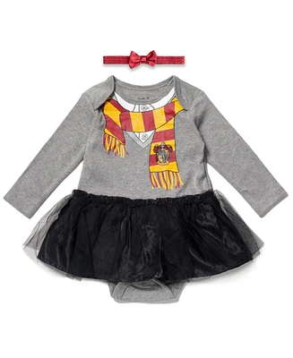 Harry Potter Hermione Baby Girls Dress and Headband Newborn to Infant