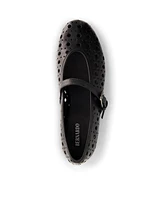 Bernardo Borden Perf Mary Jane Flat