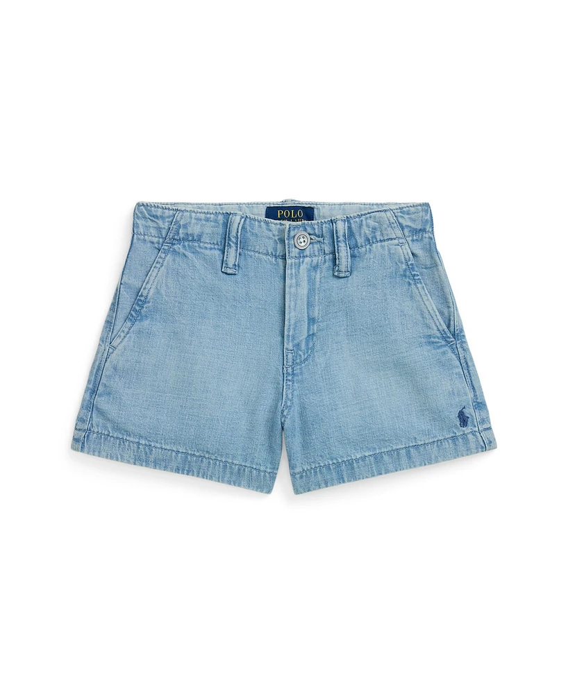 Polo Ralph Lauren Toddler and Little Girls Denim Shorts