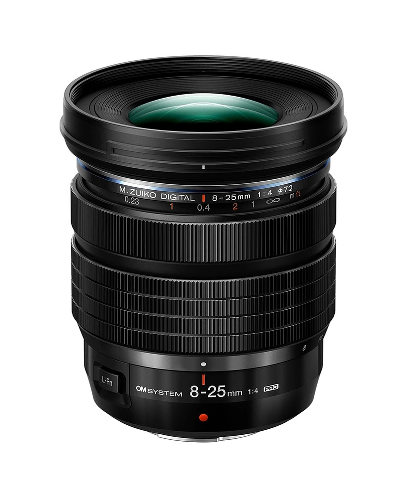 Om System M.Zuiko Digital Ed 8-25mm f/4 Pro Lens for Micro Four Thirds, Black