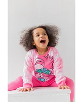 Trolls Toddler Girls DreamWorks Poppy Fleece Sweatshirt and Leggings Outfit Set