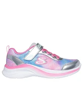 Skechers Little Girls Aloha Dream Fastening Strap Casual Sneakers From Finish Line