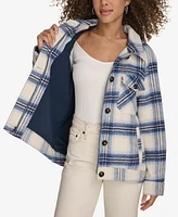 Levi's Women's Wool Blend Shirt Jacket