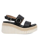 Mia Women's Yuna Round Toe Wedge Sandals