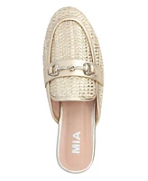 Mia Women's Desz Slip-On Woven Mules