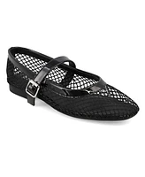 Mia Women's Rayza Mary-Jane Round Toe Flats