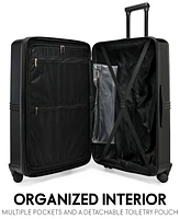 Elle Expedition 3-Piece Expandable Retro Spinner Luggage Set