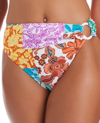 Bar Iii Women's Beachside Boheme Ring-Side High-Leg Bikini Bottoms, Exclusively at Macy's