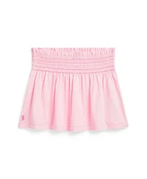 Polo Ralph Lauren Toddler and Little Girls Smocked Jersey Skirt