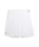 Polo Ralph Lauren Big Girls Pleated Seersucker Wrap Skort