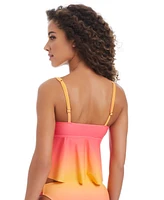 Bar Iii Women's Day Club Ombre Tunnel Fly Away Tankini Top, Exclusively at Macy's