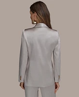 Donna Karan New York Women's Satin One-Button Blazer