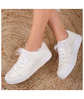 Elise Lace Bridal Sneakers