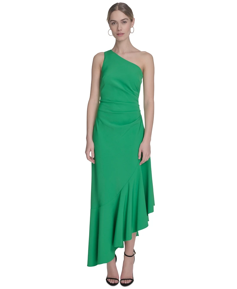Eliza J Women's Asymmetrical One-Shoulder Dress
