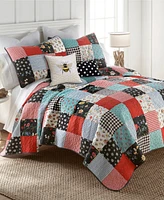 Donna Sharp Wild One Patch 3-Pc. Quilt Set