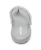 Minnetonka Women's Silverthorne Prism Eva Thong Sandals