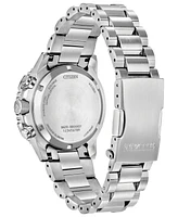 Citizen Men's Promaster Air Navihawk Silver-Tone Stainless Steel Bracelet Watch 40mm