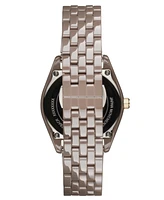 Mvmt Women's Rise Boyfriend Taupe Ceramic Bracelet Watch, 36mm