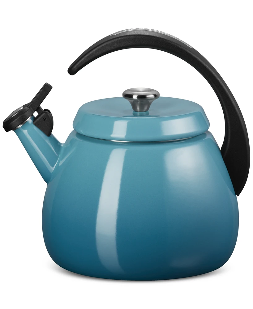 Le Creuset Caribbean Enamel On Steel 2.2 Qt. Cloche Tea Kettle