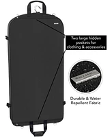 42" Premium Travel Garment Bag with Shoulder Strap and Pockets