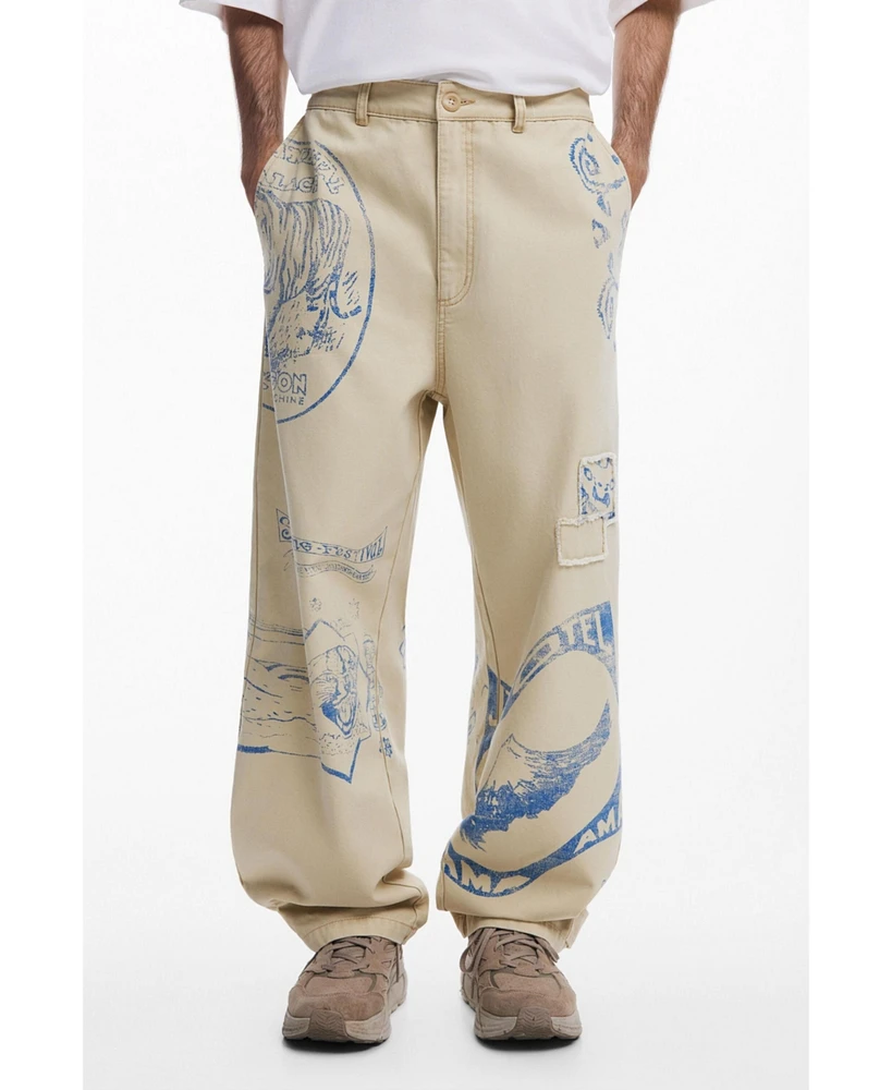 Desigual Men's Patchwork jeans
