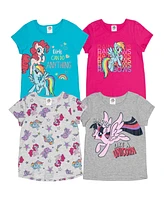 My Little Pony Girls My Pony Rainbow Dash 4 Pack T-Shirts