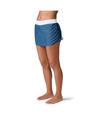 Free Country Women's Side Shirred Swim Skirt