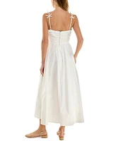 Juniors' Cut-Out Midi Dress