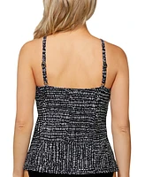 Island Escape Women's Cali Printed Underwire Tankini Top, Exclusively at Macy's